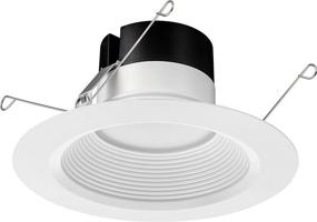 img 3 attached to 💡 Juno 65BEMW SWW5 90CRI M6 Baffle Round 120V LED Downlight, Dimmable 2700K/3000K/3500K/4000K/5000K Recessed Lighting, White