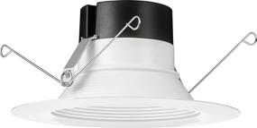 img 1 attached to 💡 Juno 65BEMW SWW5 90CRI M6 Baffle Round 120V LED Downlight, Dimmable 2700K/3000K/3500K/4000K/5000K Recessed Lighting, White