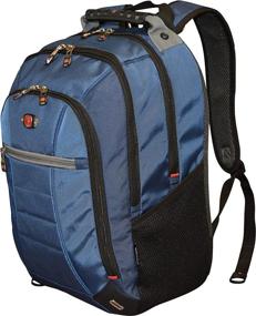 img 2 attached to SwissGear® Skywalk Double Backpack Black Blue