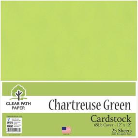 img 3 attached to Chartreuse Green Cardstock Cover Sheets