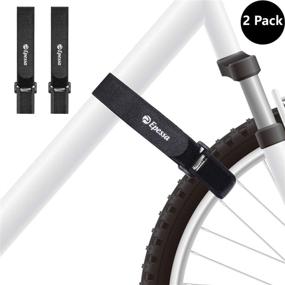 img 4 attached to 🚴 Epessa Bike Rack Strap: Gel-Enhanced Wheel Stabilizer Straps for a Stronger Grip - Adjustable & Effective