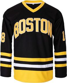 img 2 attached to Boston Happy Gilmore Movie Ice Hockey Jersey by Adam Sandler