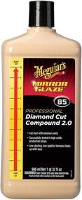 img 4 attached to 🔹 Meguiar's Diamond Cut Compound 2.0 | Mirror Glaze | 32 Fl. Oz.