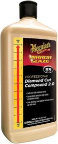 img 3 attached to 🔹 Meguiar's Diamond Cut Compound 2.0 | Mirror Glaze | 32 Fl. Oz.