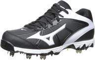 enhance performance with mizuno women's 9 spike swift 4 fast pitch metal softball cleat logo