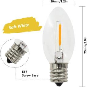 img 3 attached to 💡 Enhance Your Ambiance with RuiAoTD C9 LED Night Light Bulbs 0: A Brighter, Energy-Efficient Lighting Solution