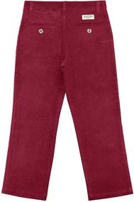 img 3 attached to 👖 Cool Corduroy: Stylish Buyless Fashion Boys Pants with Flat Front Fit - Trendy Solid Color Choice