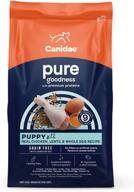 🐶 canidae pure limited ingredient puppy dry dog food: chicken, lentil & whole egg recipe - grain free | best for healthy puppy nutrition logo