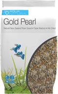🐠 premium gold pearl 10lb gravel substrate: ideal for vibrant aquariums, terrariums, and vivariums logo
