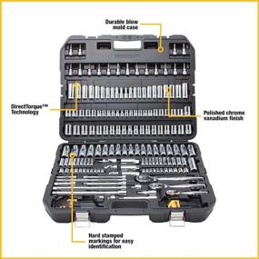 img 3 attached to 🔧 DEWALT Mechanics Tool Set 192-Piece: A Complete Solution for Automotive and DIY Projects