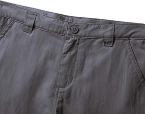 img 1 attached to Outdoor Convertible Camping Trousers 9011 Dark