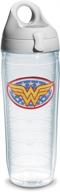 warner brothers wonder woman oval tervis water bottle logo