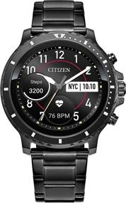 img 4 attached to Citizen CZ Smart Stainless Steel Smartwatch - Touchscreen, Heart Rate Monitor, GPS, Speaker, Bluetooth, Notifications - iPhone and Android Compatible - Powered by Google Wear OS