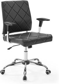 img 4 attached to Modway Lattice Modern Leather Executive