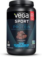 🏋️ vega sport premium protein powder - chocolate, plant based post-workout protein with bcaa amino acids (21 servings / 2lb 0.5oz) logo