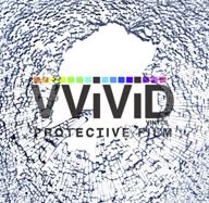 🔒 enhanced security: vvivid 8mil anti-shatter automotive window film - 30" x 60" 2-roll pack logo
