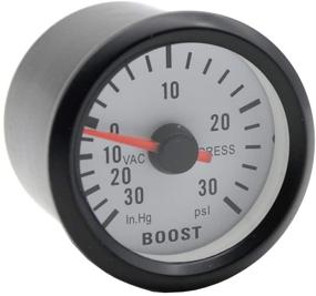 img 3 attached to 🚗 ESUPPORT Car 2" 52mm Turbo Boost Gauge Meter with Blue LED Light - PSI Pointer for Enhanced Performance