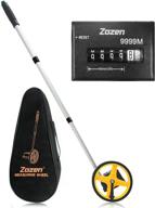 📏 zozen metric measuring wheel: accurate and portable metric wheel for precise meter measurement up to 9,999m logo