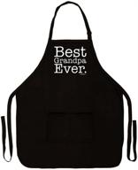 👨 top-rated grandpa apron: ideal for kitchen, bbq, barbecue, cooking, and baking – features two convenient pockets logo