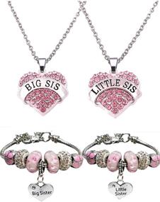img 3 attached to Sister Jewelry Bracelets Bracelet Necklace