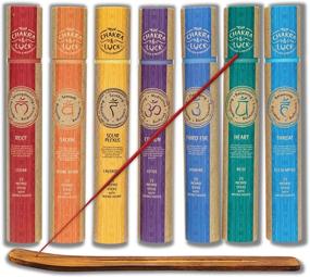 img 4 attached to 🧘 Enhance Meditation with 175 Incense Sticks: Chakra & Luck Natural Variety Pack in Cedar, Ylang Ylang, Lotus, Eucalyptus, Rose, Jasmine, and Lavender Fragrance. Includes Free Sticks Holder!