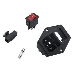 img 1 attached to 🔌 Антрейдер модульный розеточный выключатель IEC320: Универсальное решение для управления питанием электроники