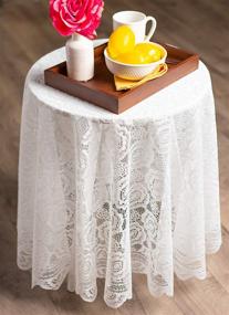 img 1 attached to 🍽️ DII Essentials Washable Polyester Tablecloth