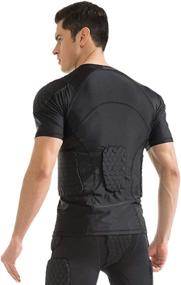 img 1 attached to TUOY Padded Compression Shirt Protective