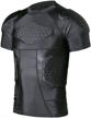 tuoy padded compression shirt protective logo