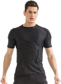 img 2 attached to TUOY Padded Compression Shirt Protective