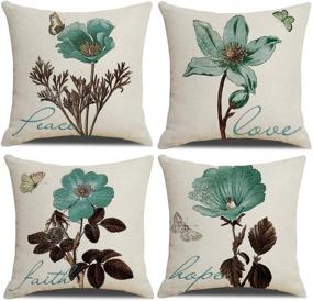 img 4 attached to Jasfura Flower Pillow Decorative Cushion