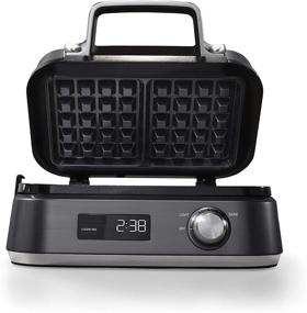 img 4 attached to Calphalon CKCLWF1 Intellicrisp Waffle Maker: Perfectly Crispy Waffles in Dark Stainless Steel