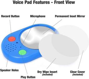 img 2 attached to 🎙️ Voice Pad - Voice Recordable Magnetic Photo Frame with 40 Seconds Recording Time for Talking Products
