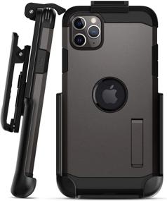 img 4 attached to Includes Holster Only - Spigen Tough Armor Encased Belt Clip for iPhone 11 Pro Max (Case Not Included)