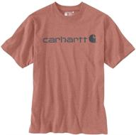 👕 carhartt signature short sleeve midweight feldspar: durable & stylish men's clothing for all-day comfort logo
