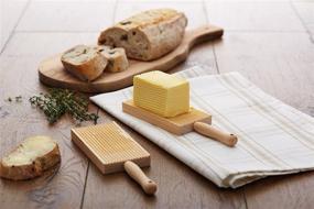 img 2 attached to 🍴 KitchenCraft Home Made Wooden Butter Paddles & Gnocchi Boards Set of 2 - 20 x 6.5 cm