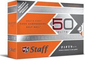 img 1 attached to 🏌️ Wilson Staff Fifty Elite Golf Balls: Vibrant Orange, Pack of 12 - Unparalleled Performance