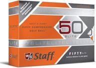 🏌️ wilson staff fifty elite golf balls: vibrant orange, pack of 12 - unparalleled performance логотип