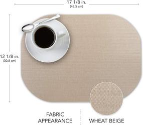 img 2 attached to Heat Resistant Washable Kitchen Placemats