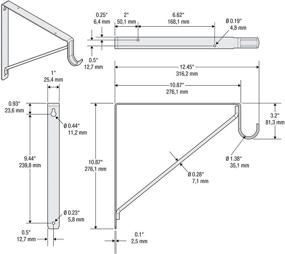 img 1 attached to 🔩 Nickel Bracket by Stanley Hardware: S822 093