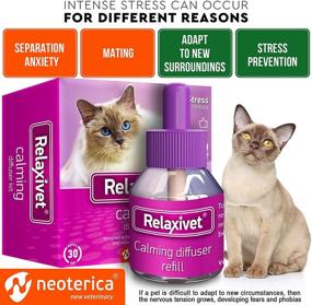 img 2 attached to Cat Calming Pheromone Diffuser Kit: Enhanced DE-Stress Formula for Anti-Anxiety Treatment, Reducing Stress, Scratching, Fighting & Other Problematic Behavior in Cats