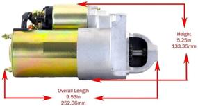 img 2 attached to 🔌 Rareelectrical New Starter: Compatible with Mercruiser Stern Drive 3.0LX 90-98, OMC Marine 2.5L 5.7L, Volvo Penta Inboard AQ231A AQ271A BB261A BB231A 1988 1989 323677 10096 ST96 30460 930707 9000822