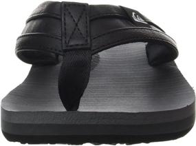 img 3 attached to 👟 Quiksilver Carver Squish: Men's Green Athletic Flip Flop Shoes - Ultimate Comfort & Style!