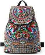 goodhan vintage embroidered backpack shoulder 标志