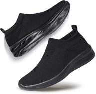 vibdiv womens walking shoes sock sneakers: comfortable slip-on, lightweight and breathable daily footwear logo