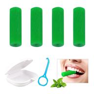 🦷 6pcs aligner chewies mint chompers + ivienx clear aligner chewies accessories + aligner removal tool + retainer case - chewies aligner tray seaters for retainers, invisible aligners, orthodontic logo
