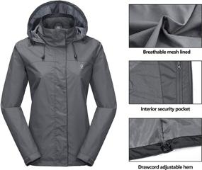 img 2 attached to 🏞️ Waterproof Mountain Women's Coats, Jackets & Vests by Little Donkey Andy