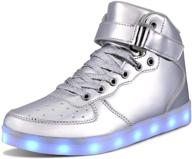 👟 wonzom led light up shoes with usb flashing for toddlers and kids - perfect boots! logo