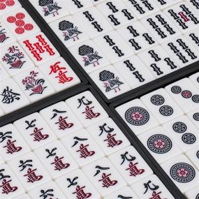 img 3 attached to 🀄 Japanese Mahjong Set by Yellow Mountain Imports