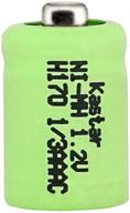 🔋 kastar 1/3aaa 170mah ni-mh battery (button top) - ideal replacement for solar lights and gp (gp17aaah) & sanyo (n-50aaa) batteries logo
